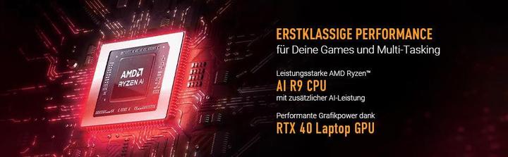 Image du produit ASUS TUF Gaming A16 RTX 4060 (16", 1000 Go, 32 Go, DE, AMD Ryzen AI 9 HX 370)