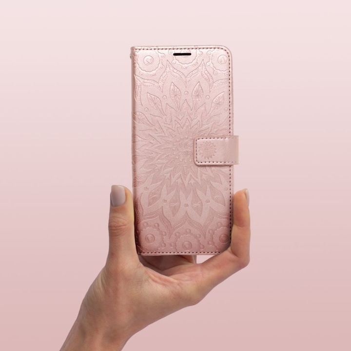 Produktbild Techonic Back panel cover OEM MEZZO Book case for XIAOMI Redmi Note 11 / 11S mandala rose gold (Xiaomi Redmi Note 11, Oppo A11s)