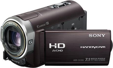 Actual product image Sony HDR-CX350, FullHD Dual Flash Camcorder, 32GB