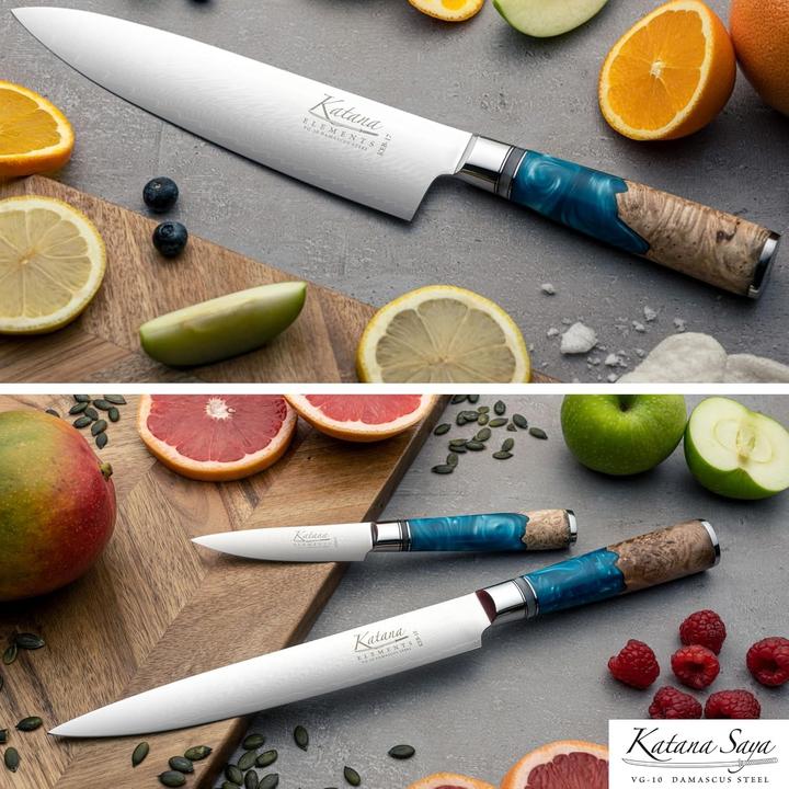 Produktbild Katana Saya Sechsteiliges Messerset für vielseitige Küchenaufgaben