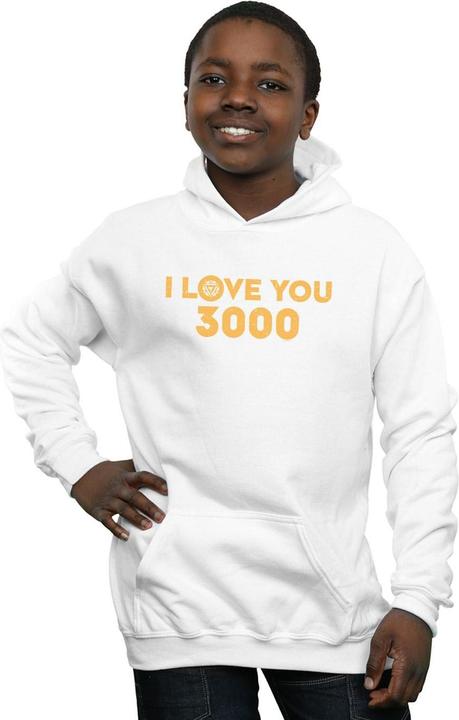 Immagine prodotto Avengers Endgame I Love You 3000 Arc Reactor Felpa con Cappuccio Ragazzi (140, 146)
