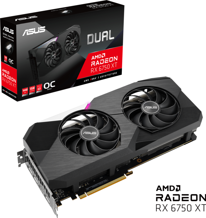Produktbild ASUS DUAL Radeon RX 6750 XT OC EDITION (12 GB)