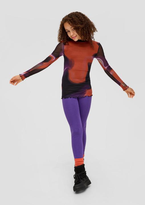 Immagine prodotto S.Oliver T-Shirt Mesh-Longsleeve mit Bogenkante (L)