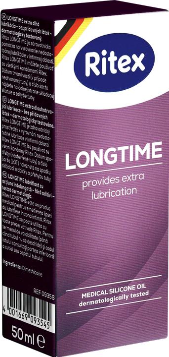 Actual product image Ritex «Longtime» Gel 50 ml, silikonbasiert, ohne Zusatzstoffe, extra lang gleitfähig (50 ml)