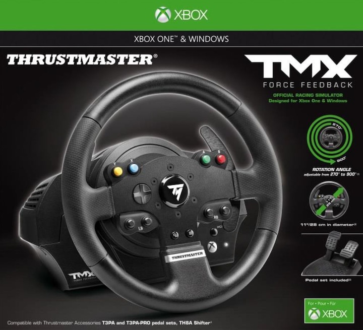 Immagine prodotto Thrustmaster TMX Wheel Force Feedback (Xbox Serie S, Xbox One S, PC, Xbox One X, Xbox Series X)