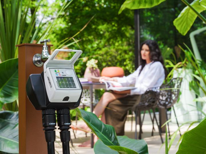 Actual product image Claber Dual myAquaSolar (Irrigation computer)