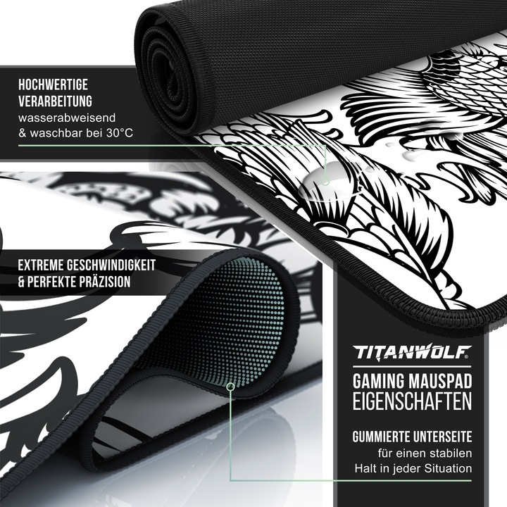 Produktbild Titanwolf Gaming Mauspad (XXL)