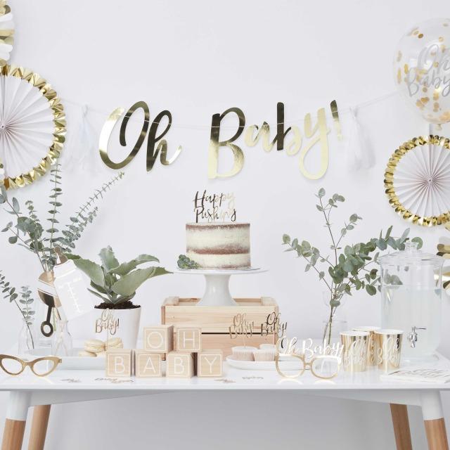 Actual product image Ginger Ray Building Blocks "Oh Baby