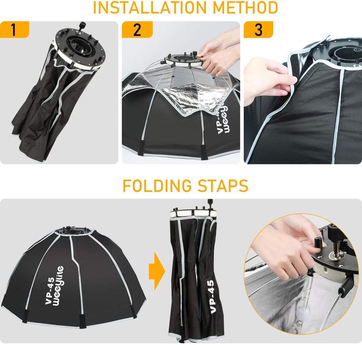 Produktbild Weeylite VP 45 Ninja / Forza softbox (Softbox)