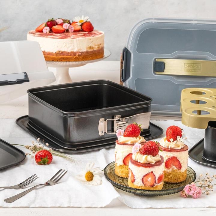 Immagine prodotto Zenker Teglia a forma di molla 24x24 Bake,Click&Go