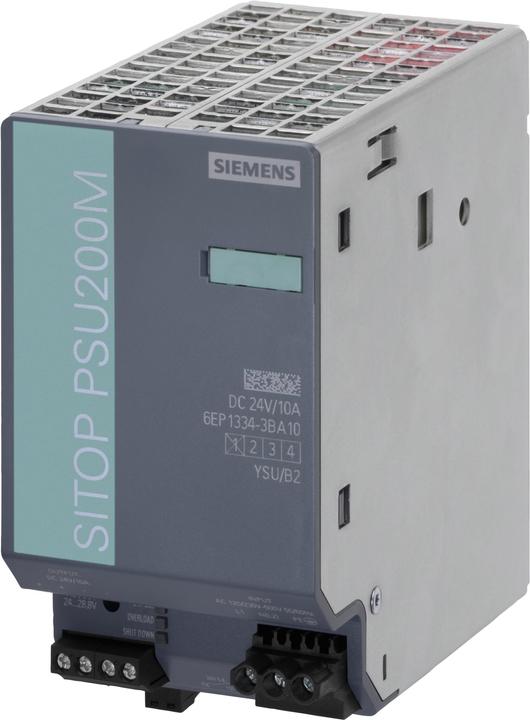 Produktbild Siemens SITOP DIN Rail Power Supply, 24Vdc, 10A