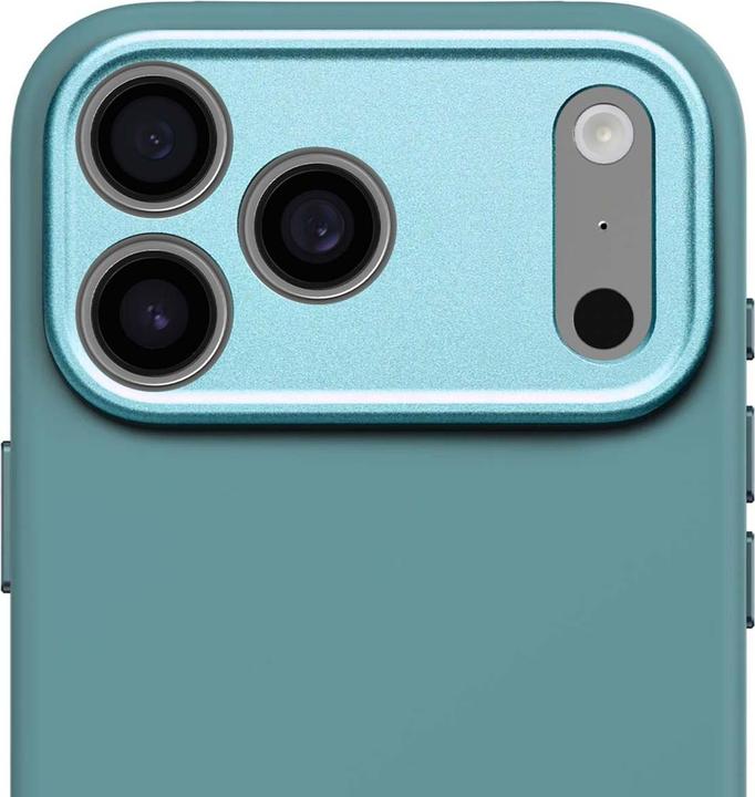 Productafbeelding Decoded Silicone Backcover Apple iPhone 17 Pro Max Retro Blue (Apple iPhone 17 Pro Max)
