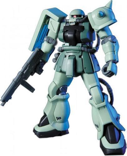 Actual product image Bandai GUNDAM - HGUC 1/144 MS-06F-2 Zaku IIF2 Zeon M.P.M.S - Model Kit