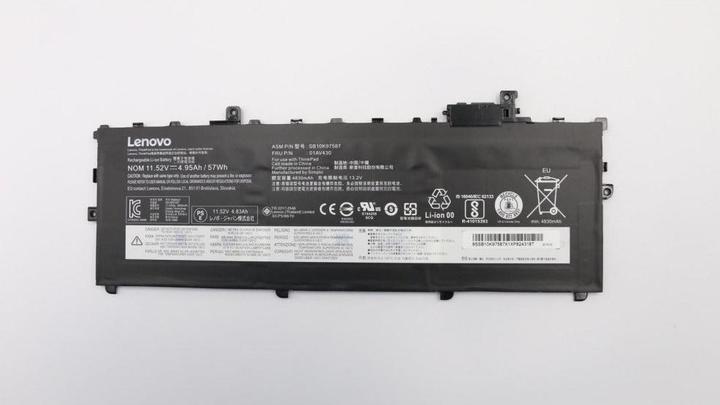 Produktbild Lenovo BATTERY Internal 3c 57Wh LiIon (3 Zellen)