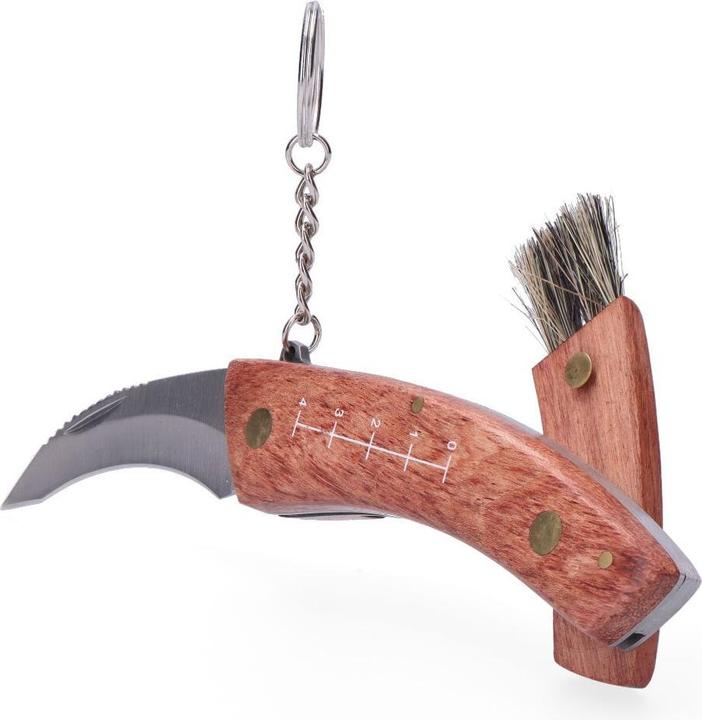 Actual product image EDM Irati mushroom knife with brush
