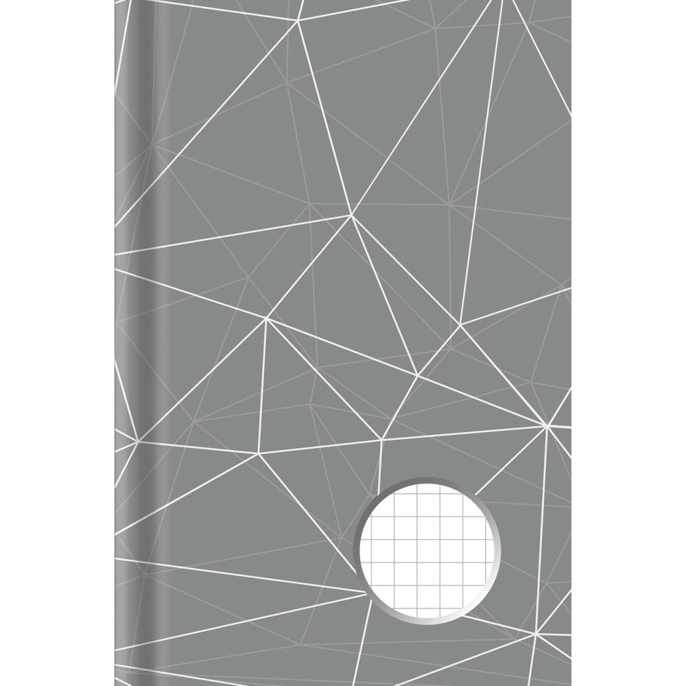 Stylex, Heft + Block, Kladde A6 192 Seiten grau (A6, Kariert)
