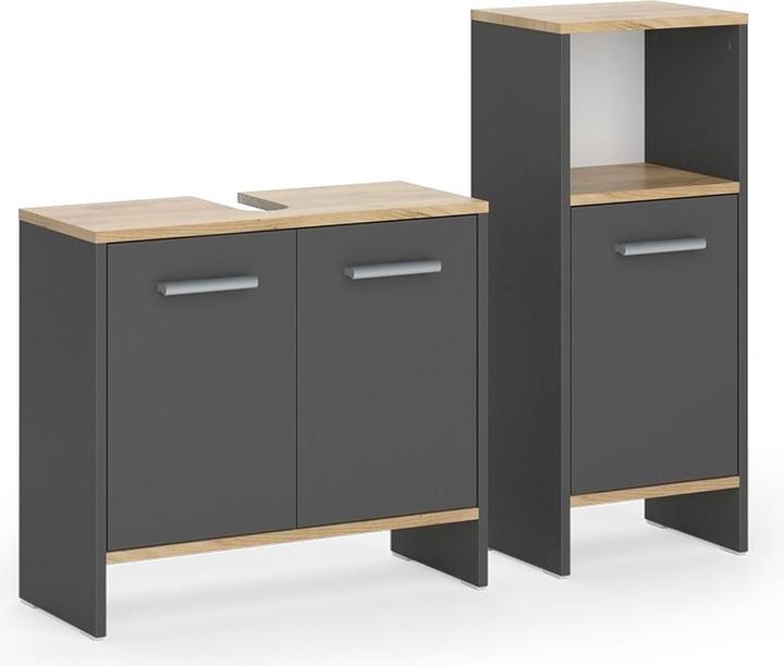 Anthrazit, Goldkraft Eiche