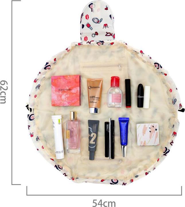 Produktbild Intirilife Kosmetiktasche in CREME GIRLY MOTIV
