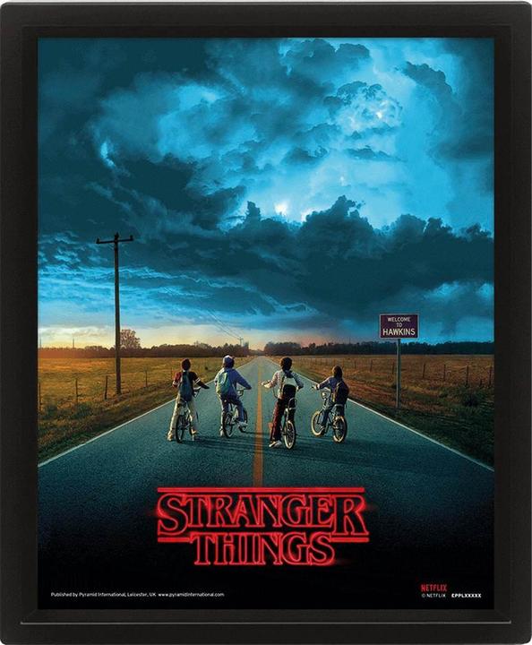 Immagine prodotto Pyramid Framed 3D Cornice Stranger Things Mind Flayer 26x20cm (26 x 20 cm)