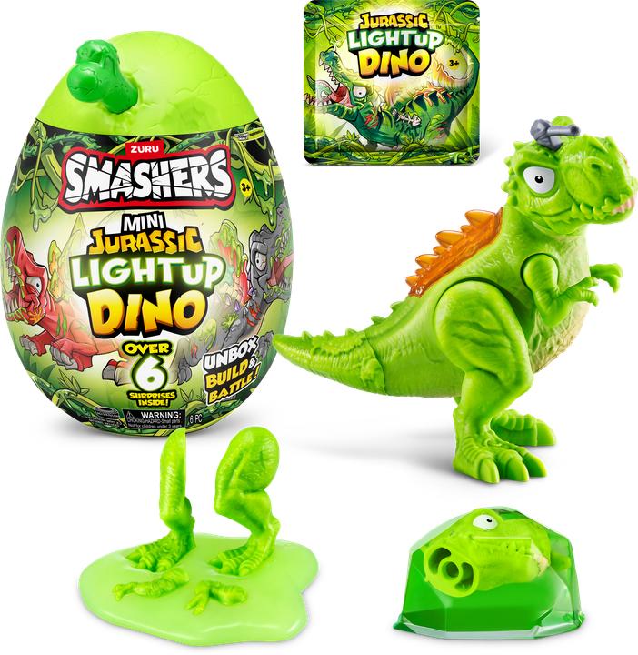 Actual product image Smashers - Mini Jurassic Light Up Dino Egg