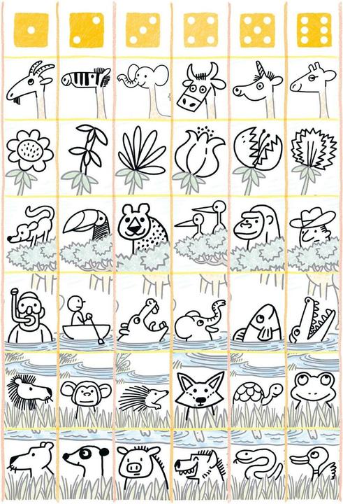 Actual product image Mein lustiges grosses Malspielbuch: Würfeln & Malen (ab 7 Jahren)