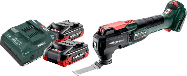 Metabo MT 18 LTX BL QSL Akku Multitool 18 V Brushless Starlock Plus + 2x LiHDX Akku 4,0 Ah +