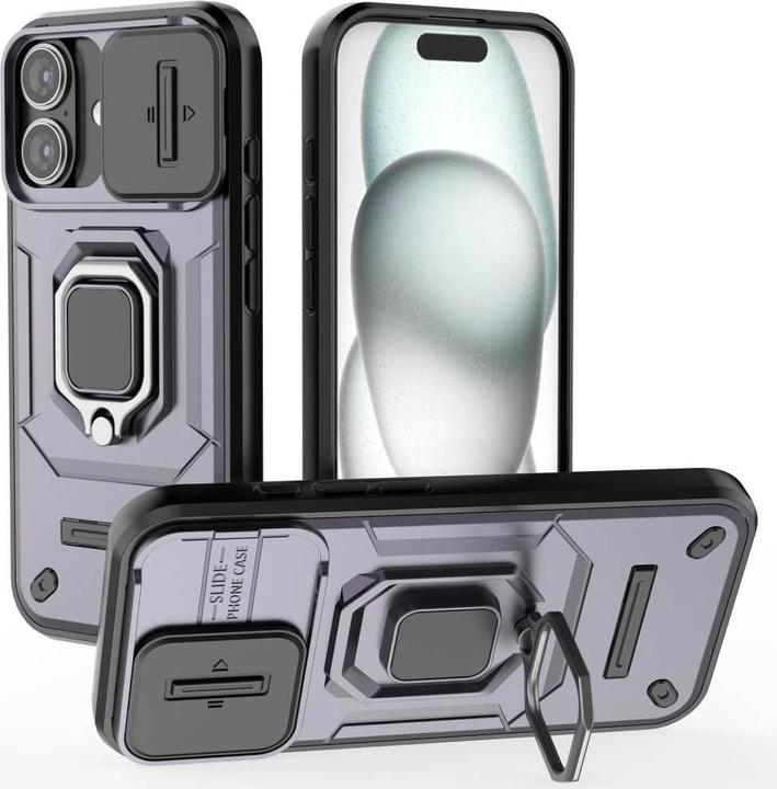 Image du produit Cover-Discount iPhone 16 - Armor Case avec kickstand (Apple iPhone 16)