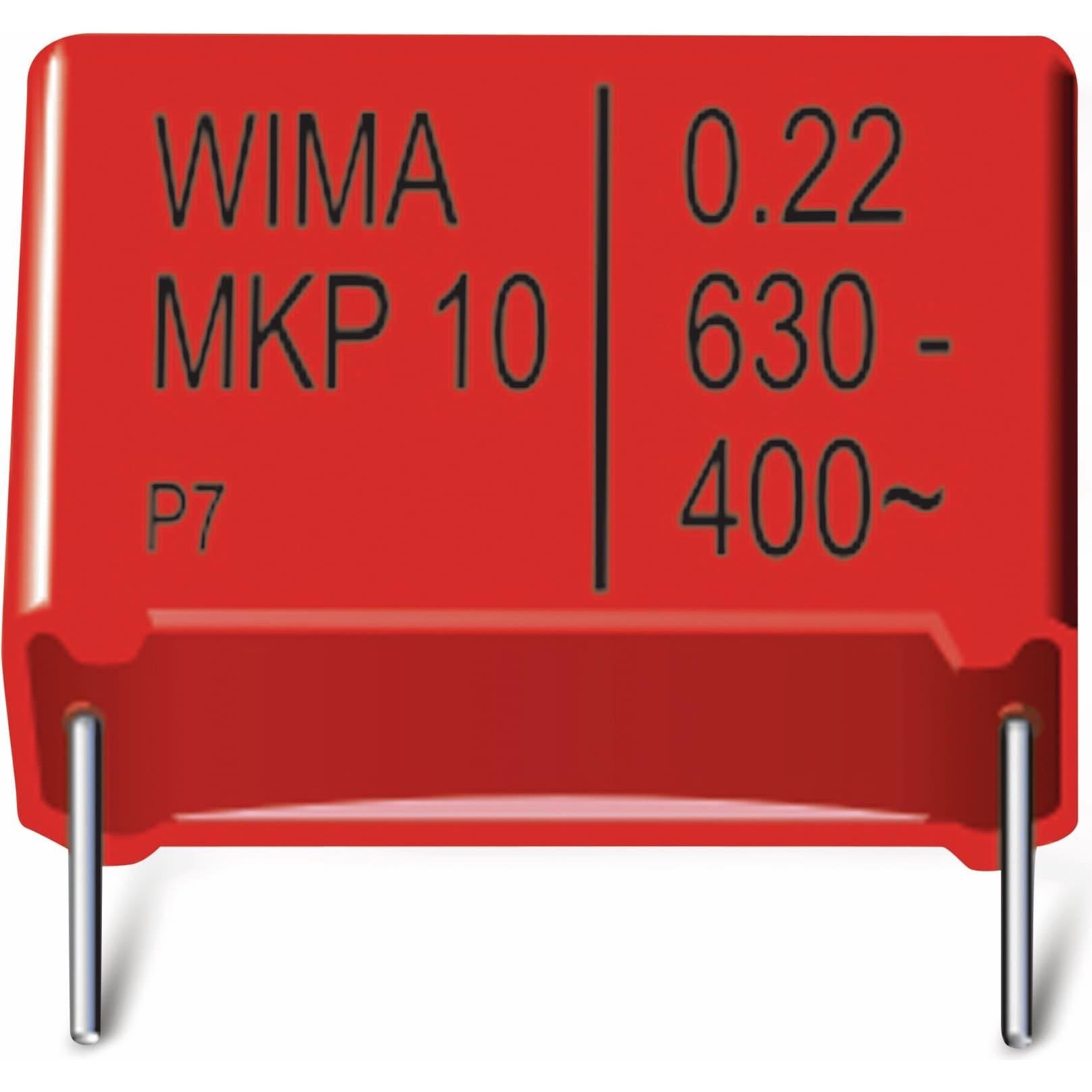 WIMA Folienkondensator, MKP1G031004D00KSSD, 0,1UF, 400V, Kondensator