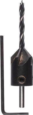 Actual product image Bosch Professional Zubehör Wood twist drill with 90° countersink, 3 mm, 16 mm (3 mm)