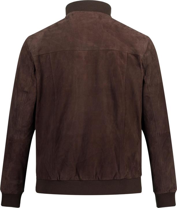 Image du produit JP1880 Veste en cuir, daim, col montant, patte de boutonnage (3XL)