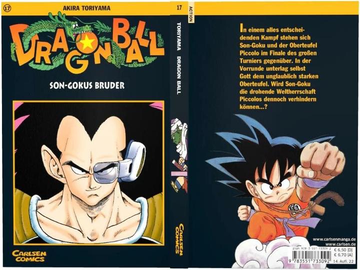 Actual product image Dragon Ball, Band 17 (German, Akira Toriyama, 2001)