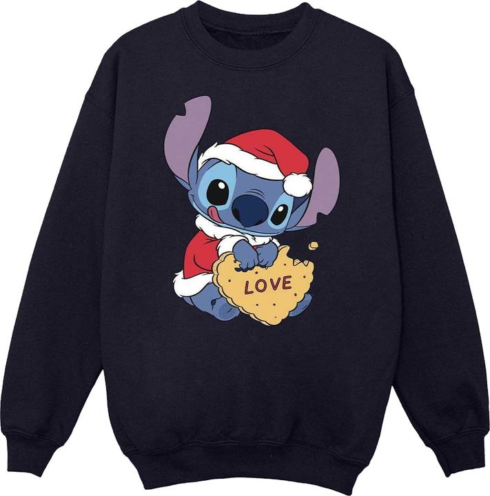 Produktbild Disney Lilo And Stitch Christmas Love Biscuit Sweatshirt (4XL)