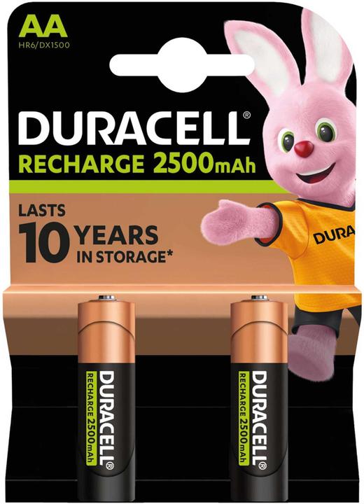 Image du produit Duracell Recharge Ultra (2 pcs, AA, 2500 mAh)