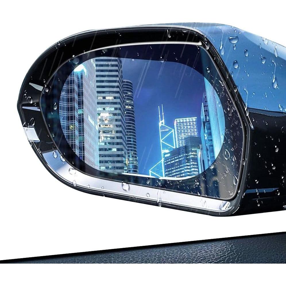 Techsuit, Accessori interni per auto, - Rainproof Film (2 pack) - for Car Rear-View Mirror, 95 x 135mm - Transparent
