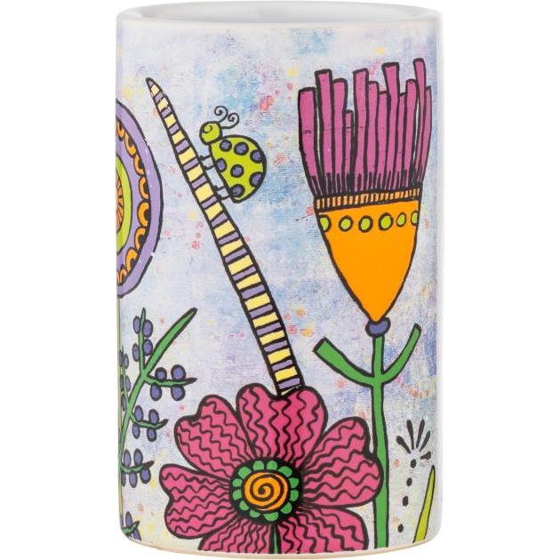 Wenko, Zahnputzbecher, Zahnputzbecher Full Bloom