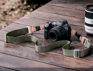 Actual product image K&F Concept 32mm WidthNeck Strap Urban Wander 01 (Green) (Neck belt)