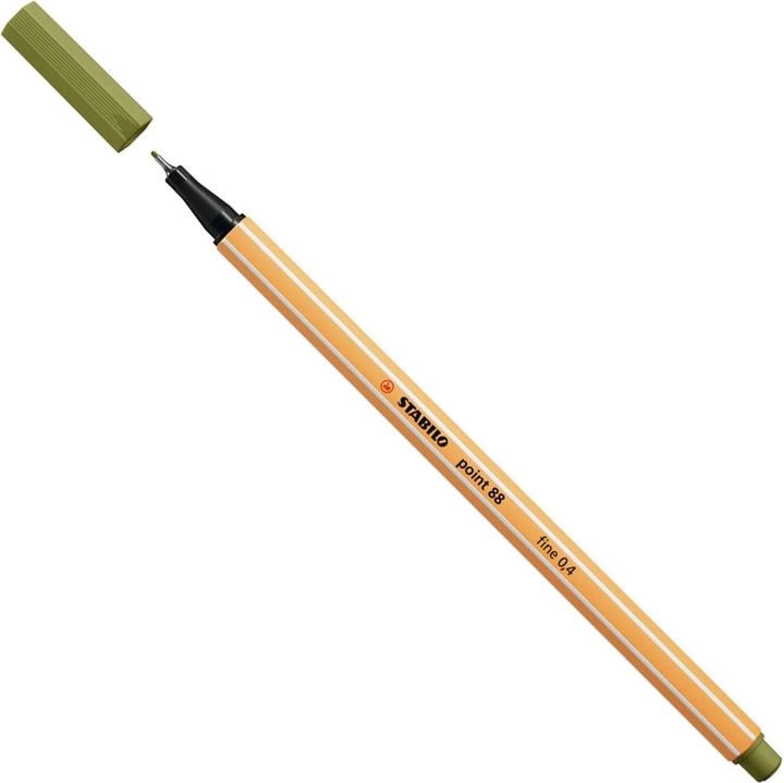 Produktbild STABILO point 88 Fineliner (Schlammgrün, 1 x)