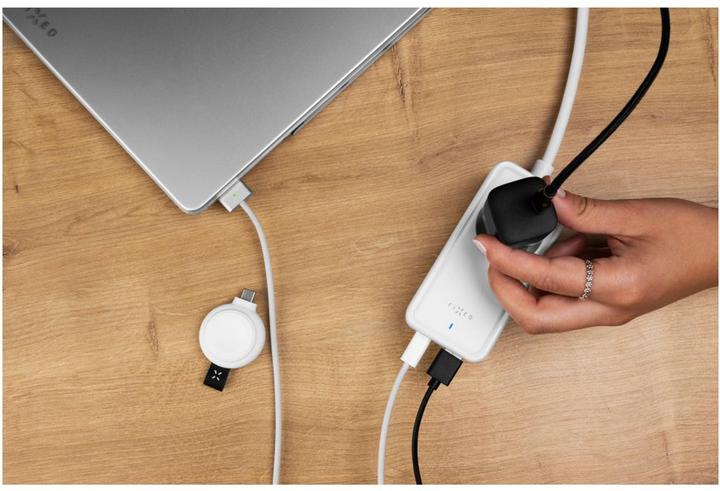 Immagine prodotto Fixed Charging Strip PD 65W 1,5m weiss / Netzwerkverlängerungsadapter / 2x USB-C und 2x USB GaN III (65 W, 4 porte)