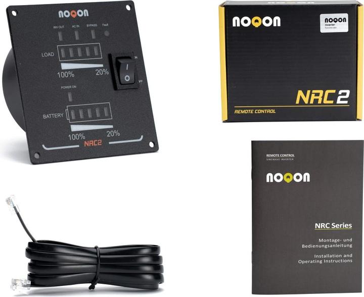 Immagine prodotto Noqon NRC2 Telecomando con indicatore del livello di carica per inverter