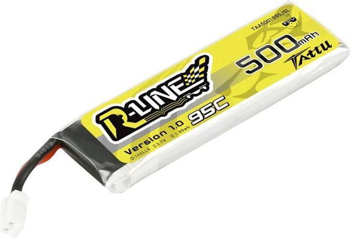 Actual product image Tattu RC Battery LiPo 500 mAh 3.7 V 95C R-Line (3.70 V, 500 mAh)