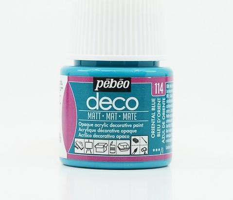 Productafbeelding Pebeo Deco Matte Acryl Kleuren (Oosters blauw, 45 ml)