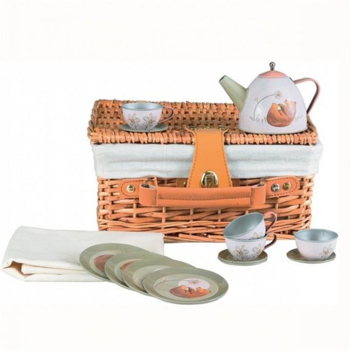 Image du produit Egmont Tee-Set Wald im Weidenkorb