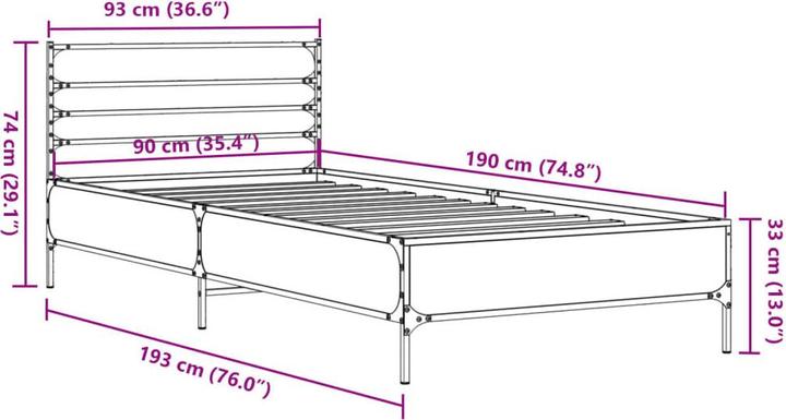 Image du produit vidaXL Katie (90 x 190 cm)