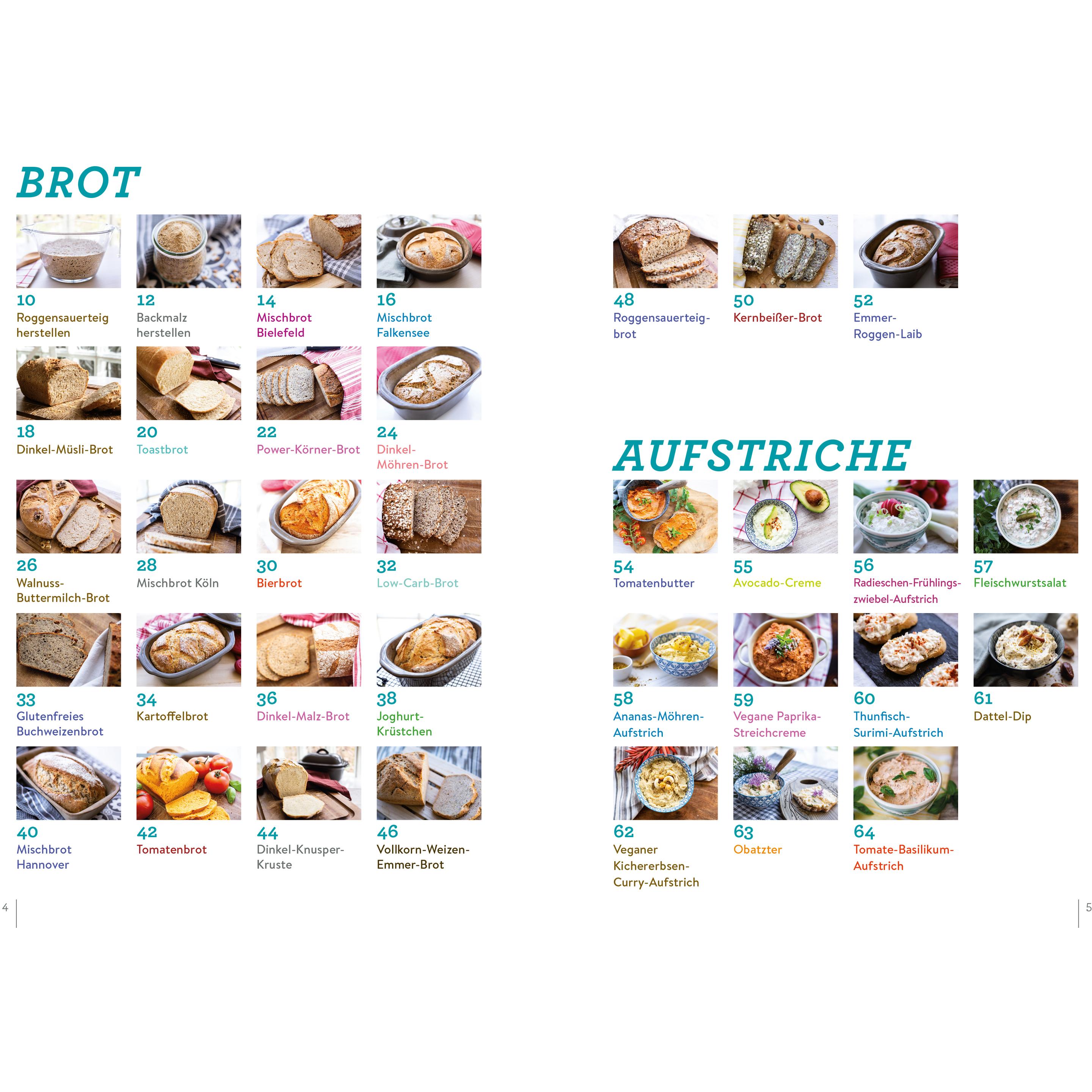 Thumbnail - Die perfekte Brotzeit - Selbst gemachte Brote + feine Aufstriche von Kinderleichtkochen, Ratgeber von Sandra Backwinkel