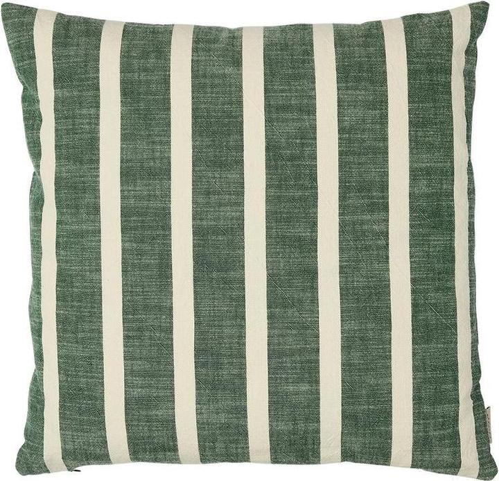 OYOY Living Kissenbezug Kara 50 x 50 cm, Grün/Weiss