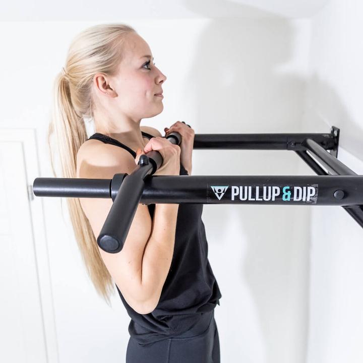 Image du produit Pullup & Dip Klimmzugstange Wand inkl. Klimmzug Band + Schrauben