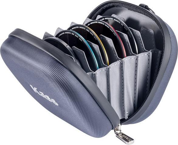 Image du produit Kase KW Revolution Plus Entry Kit (CPL/MCUV + ring + front lens cap + case) 40.5mm (with metal cap) 77mm (77 mm, Filtre polarisant, Filtre UV)