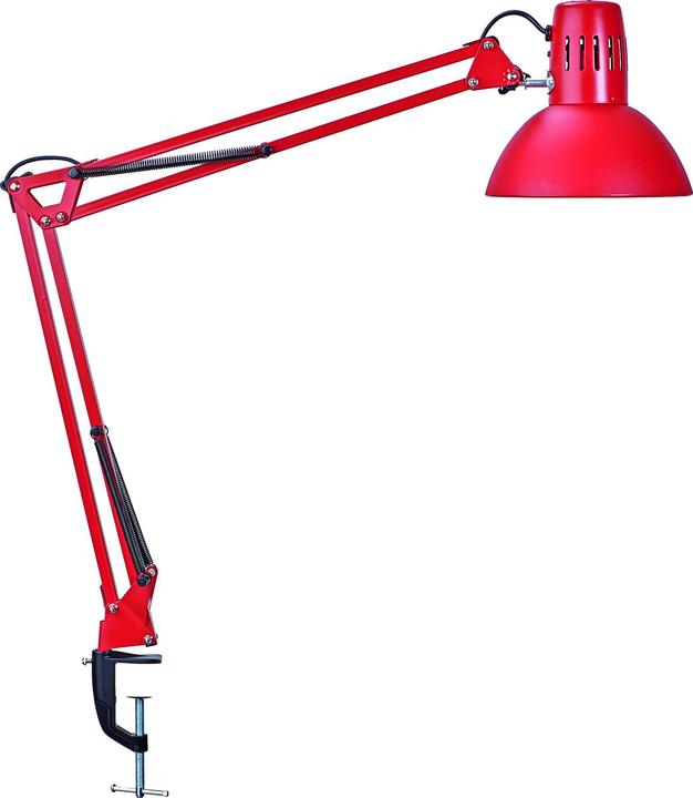 Produktbild Maul LED-Tischleuchte MAULstudy Klemme inkl. Leuchtmittel E27 - rot