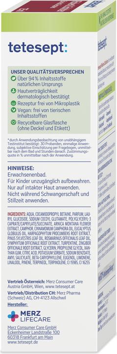 Actual product image Tetesept Gesundheitsbad Rücken & Schulter (125 ml, Bath oil)
