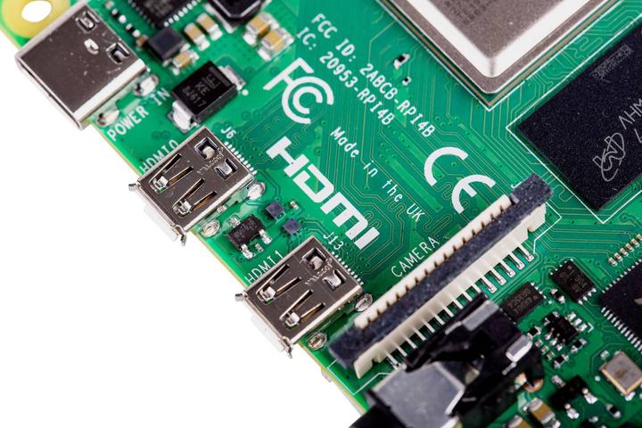 Actual product image Raspberry Pi 4 4GB Model B